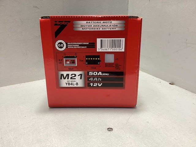 Moto7 - 12v - 4ah - battery (4x) - afbeelding 4 van  6
