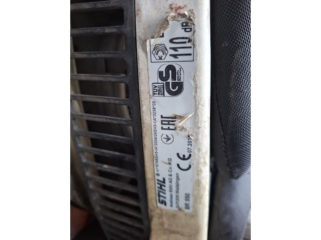 Motor baldblazer, stihl, br550 - afbeelding 5 van  5