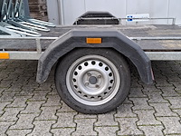 Motor / fiets aanhanger + opbergbox, grijs / chroom - afbeelding 4 van  20