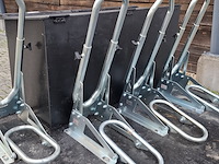 Motor / fiets aanhanger + opbergbox, grijs / chroom - afbeelding 10 van  20