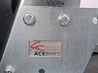 Motor / fiets aanhanger + opbergbox, grijs / chroom - afbeelding 11 van  20