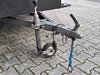 Motor / fiets aanhanger + opbergbox, grijs / chroom - afbeelding 15 van  20