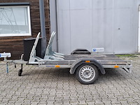 Motor / fiets aanhanger + opbergbox, grijs / chroom - afbeelding 17 van  20