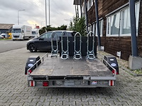 Motor / fiets aanhanger + opbergbox, grijs / chroom - afbeelding 18 van  20