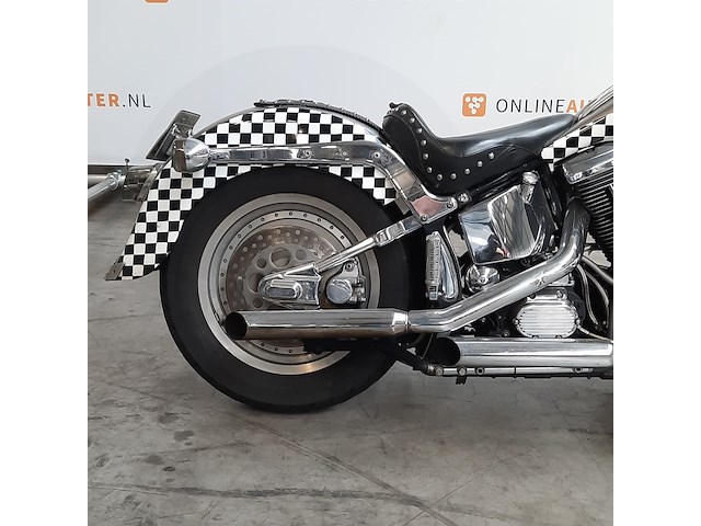 Motor, harley davidson, chopper flstf fat boy, 1994 - afbeelding 3 van  35