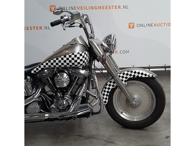 Motor, harley davidson, chopper flstf fat boy, 1994 - afbeelding 5 van  35