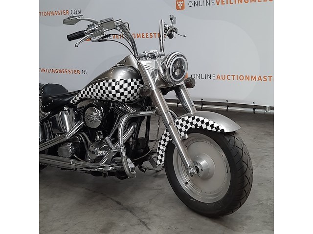 Motor, harley davidson, chopper flstf fat boy, 1994 - afbeelding 6 van  35