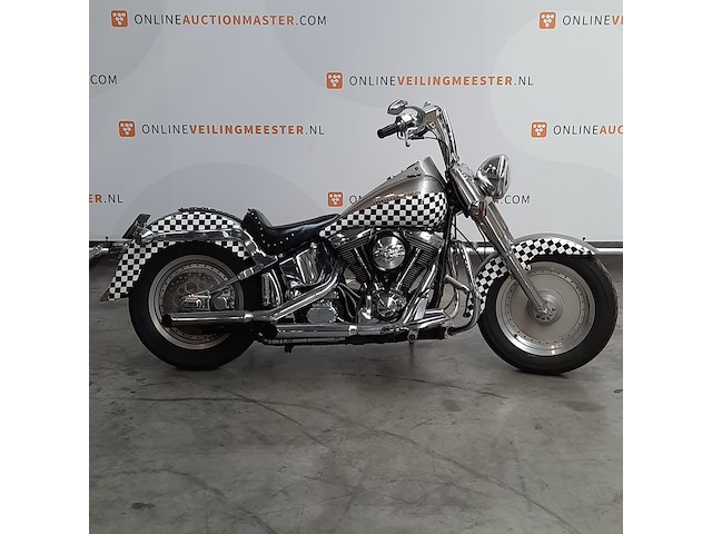 Motor, harley davidson, chopper flstf fat boy, 1994 - afbeelding 1 van  35