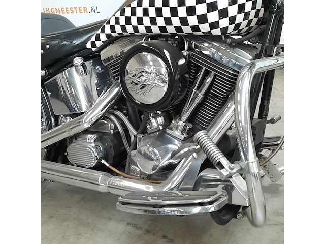 Motor, harley davidson, chopper flstf fat boy, 1994 - afbeelding 19 van  35