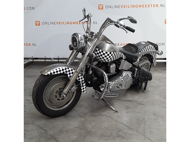 Motor, harley davidson, chopper flstf fat boy, 1994 - afbeelding 22 van  35