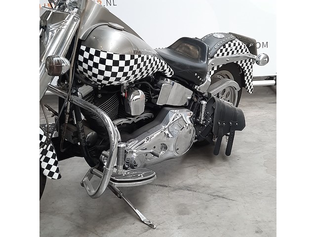 Motor, harley davidson, chopper flstf fat boy, 1994 - afbeelding 25 van  35