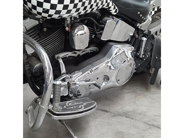 Motor, harley davidson, chopper flstf fat boy, 1994 - afbeelding 26 van  35