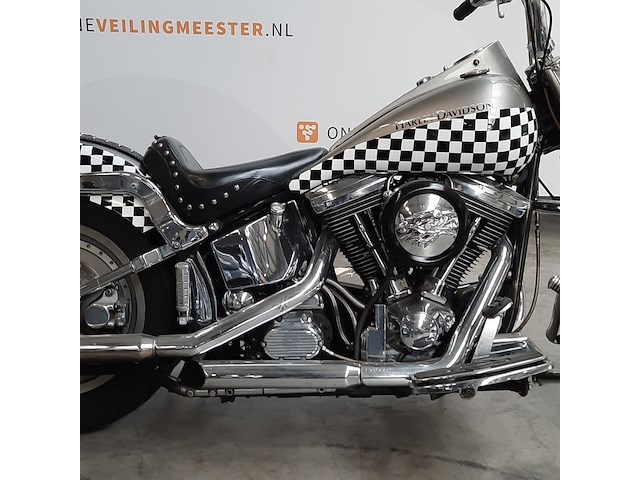 Motor, harley davidson, chopper flstf fat boy, 1994 - afbeelding 23 van  35