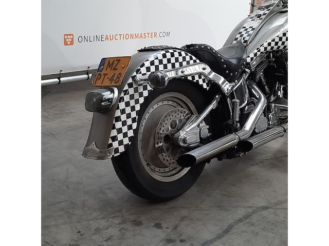 Motor, harley davidson, chopper flstf fat boy, 1994 - afbeelding 33 van  35