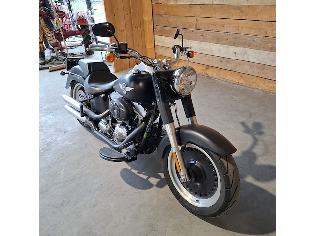 Motor, harley davidson, flstfb fat boy special, zwart, 2014 - afbeelding 2 van  36
