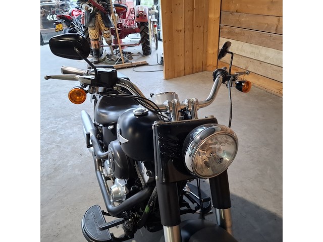 Motor, harley davidson, flstfb fat boy special, zwart, 2014 - afbeelding 3 van  36