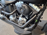 Motor, harley davidson, flstfb fat boy special, zwart, 2014 - afbeelding 7 van  36