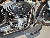 Motor, harley davidson, flstfb fat boy special, zwart, 2014 - afbeelding 8 van  36