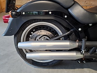 Motor, harley davidson, flstfb fat boy special, zwart, 2014 - afbeelding 11 van  36
