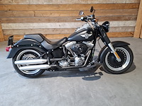 Motor, harley davidson, flstfb fat boy special, zwart, 2014