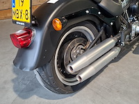 Motor, harley davidson, flstfb fat boy special, zwart, 2014 - afbeelding 13 van  36