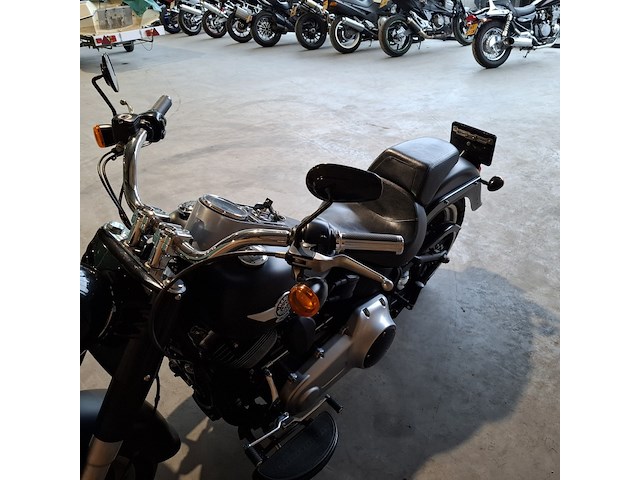 Motor, harley davidson, flstfb fat boy special, zwart, 2014 - afbeelding 24 van  36