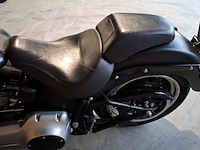 Motor, harley davidson, flstfb fat boy special, zwart, 2014 - afbeelding 25 van  36