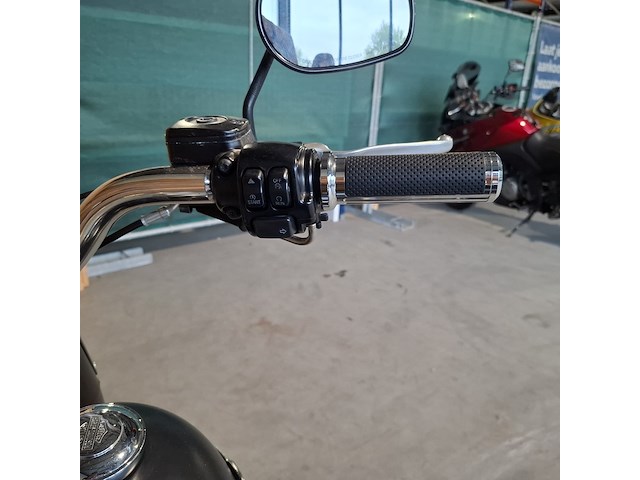Motor, harley davidson, flstfb fat boy special, zwart, 2014 - afbeelding 28 van  36