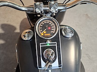 Motor, harley davidson, flstfb fat boy special, zwart, 2014 - afbeelding 29 van  36