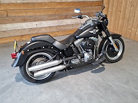 Motor, harley davidson, flstfb fat boy special, zwart, 2014 - afbeelding 23 van  36
