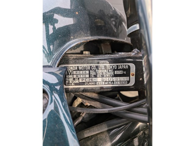 Motor, honda, cb500, 1993 - afbeelding 39 van  44