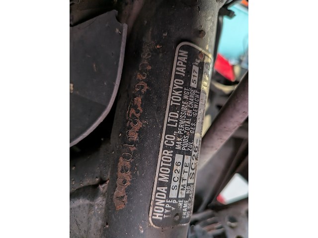 Motor, honda, st 1100 pan european, 1993 - afbeelding 37 van  42