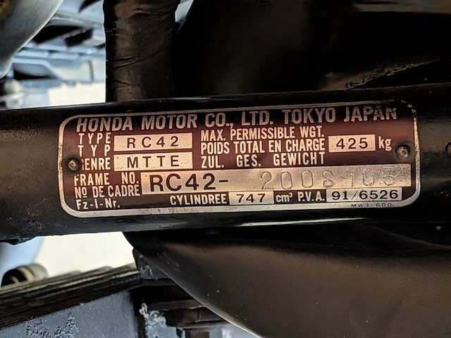 Motor, honda, tour cb 750 f2 seven fifty, 1993 - afbeelding 35 van  40