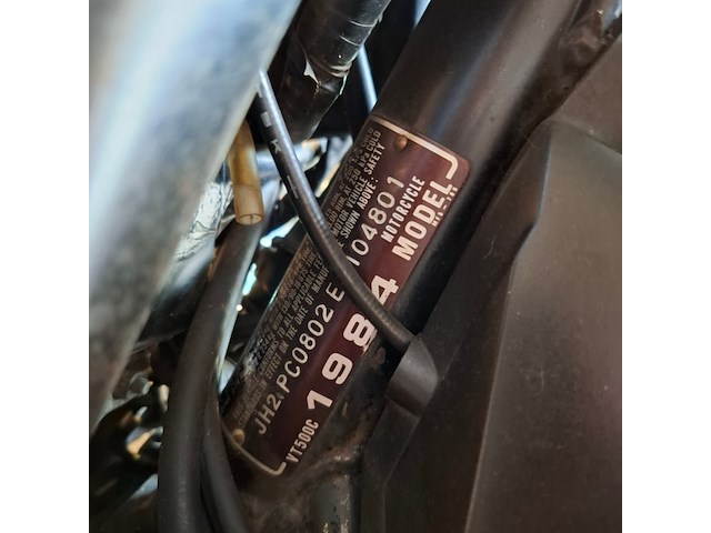 Motor, honda, vt 500 c, 1984 - afbeelding 25 van  31