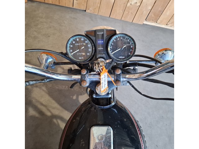 Motor, kawasaki, kz 305 ltd, 1980 - afbeelding 20 van  28