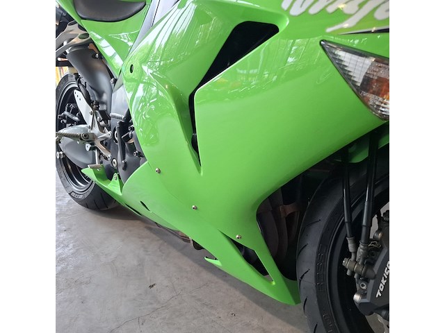 Motor, kawasaki, ninja zx-10r, groen, 2007 - afbeelding 4 van  29