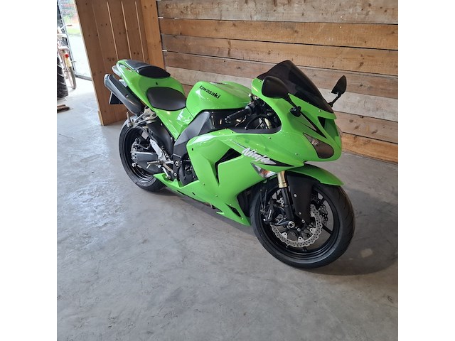 Motor, kawasaki, ninja zx-10r, groen, 2007 - afbeelding 12 van  29