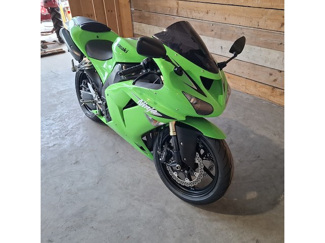 Motor, kawasaki, ninja zx-10r, groen, 2007 - afbeelding 28 van  29