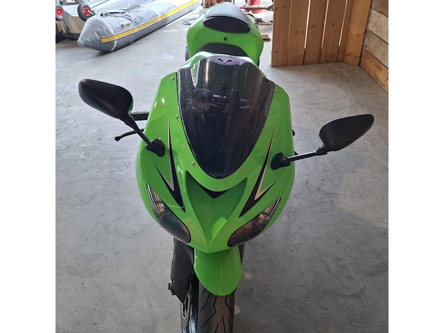 Motor, kawasaki, ninja zx-10r, groen, 2007 - afbeelding 29 van  29