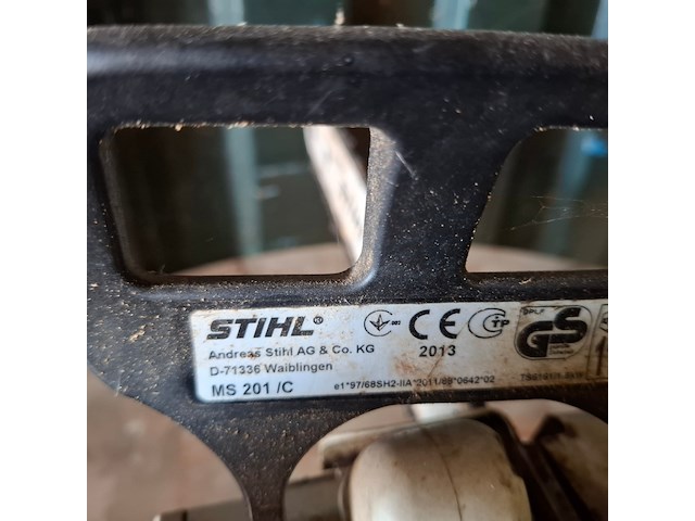 Motor kettingzaag stihl, ms 201 c, bouwjaar 2013 - afbeelding 7 van  8