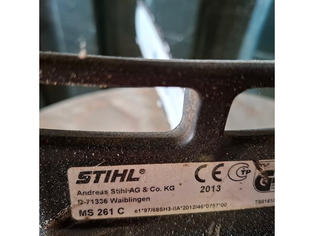 Motor kettingzaag stihl, ms 261 c, bouwjaar 2013 - afbeelding 7 van  8