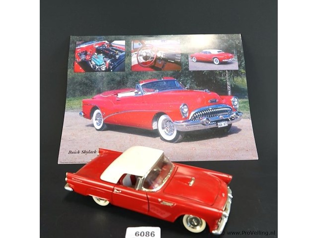 Motor max1956 ford thunderbird convertible. met afbeelding - afbeelding 1 van  7