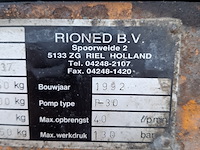 Motor rioolontstopper rioned, hd 50 3, bouwjaar 1992 - afbeelding 26 van  26