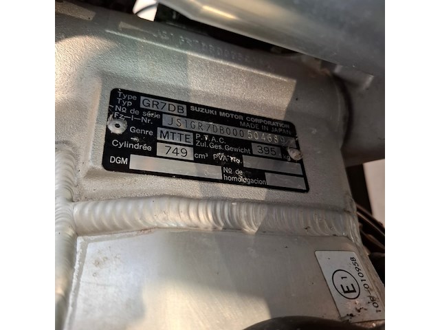 Motor, suzuki, gr7db, 1997 - afbeelding 25 van  31