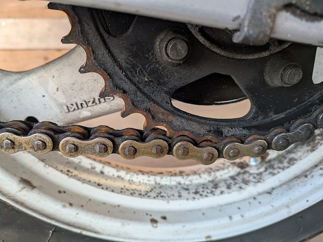 Motor, suzuki, tour gs 500, 1995 - afbeelding 20 van  37