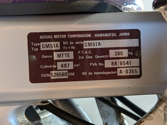 Motor, suzuki, tour gs 500, 1995 - afbeelding 27 van  37