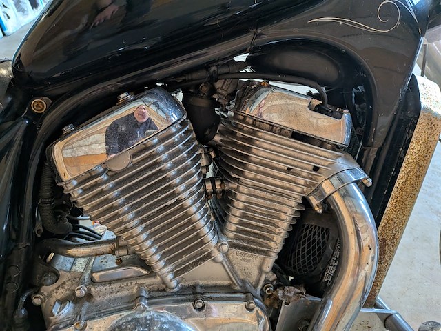 Motor, suzuki, vs 700 intruder , 1986 - afbeelding 27 van  37