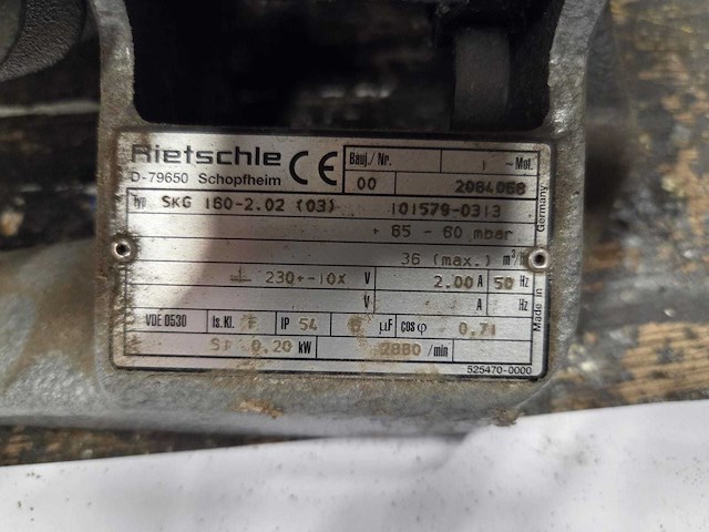 Motor van blower - afbeelding 2 van  2