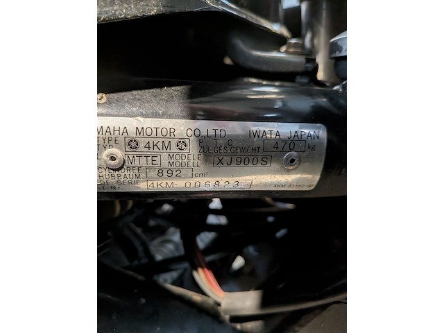 Motor, yamaha, tour xj 900 s diversion, 1995 - afbeelding 36 van  41