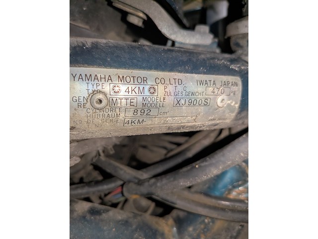 Motor, yamaha, xj 900 s diversion, 1996 - afbeelding 51 van  55